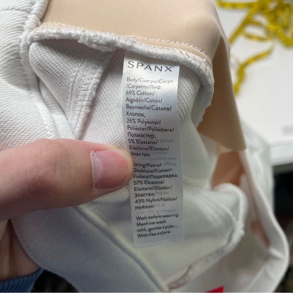 Spanx White Jean-ish Ankle Leggings Size Medium - Picture 7 of 11